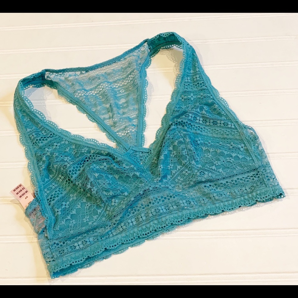 Victoria’s Secret Teal Blue Small Bralette NWT